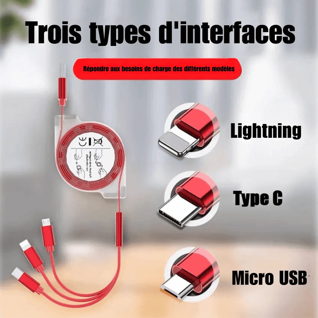 3-in-1 Fast Charging USB Cable