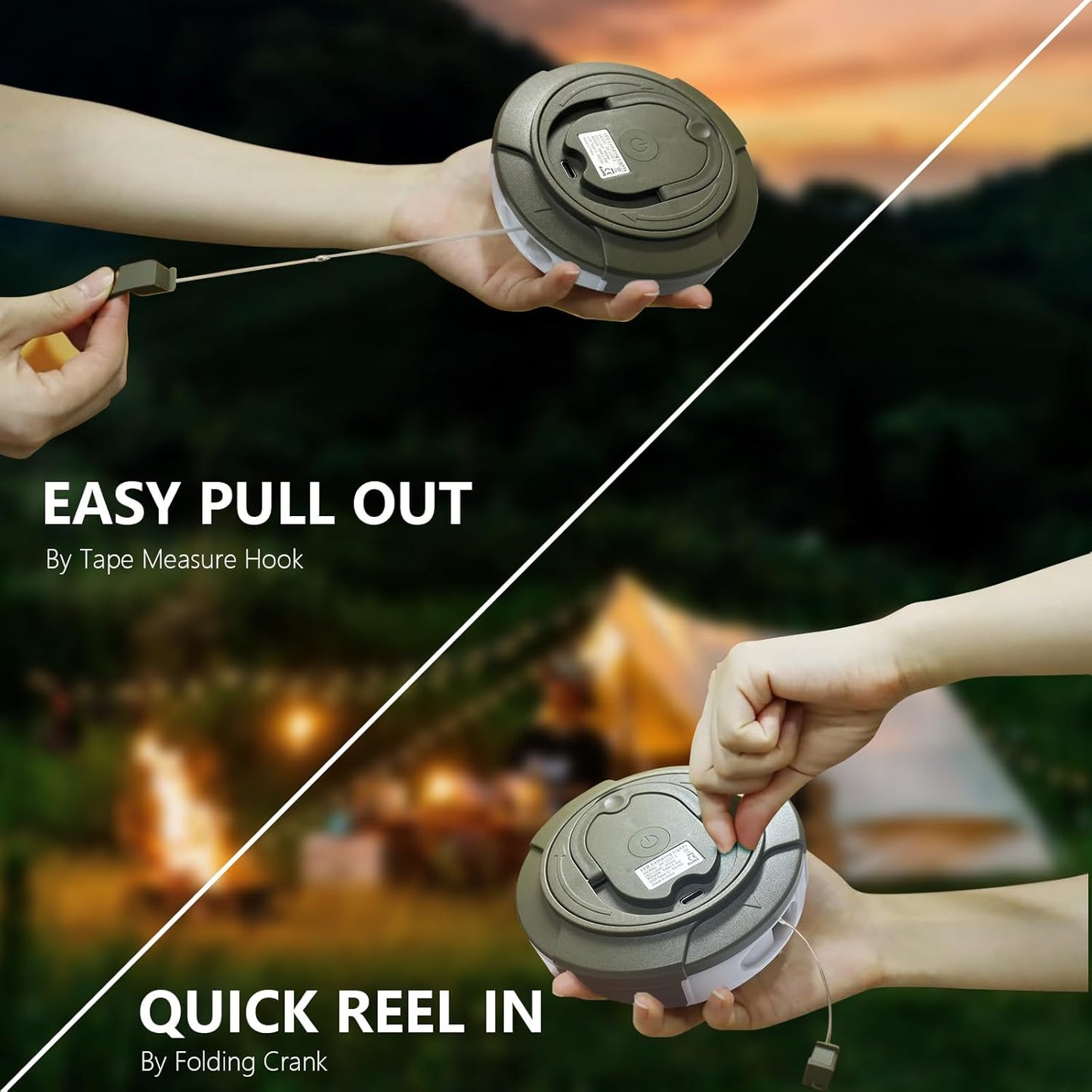 GlowMate™ 4-in-1 Camping Lamp