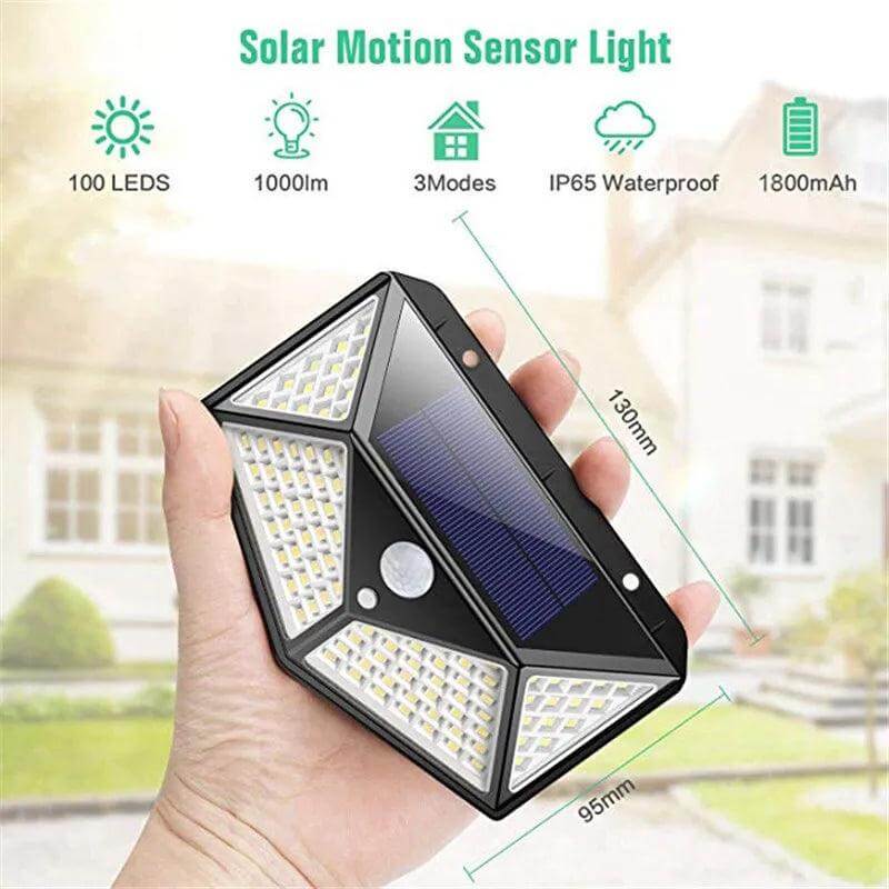 100 LED Solar Wall Lamp