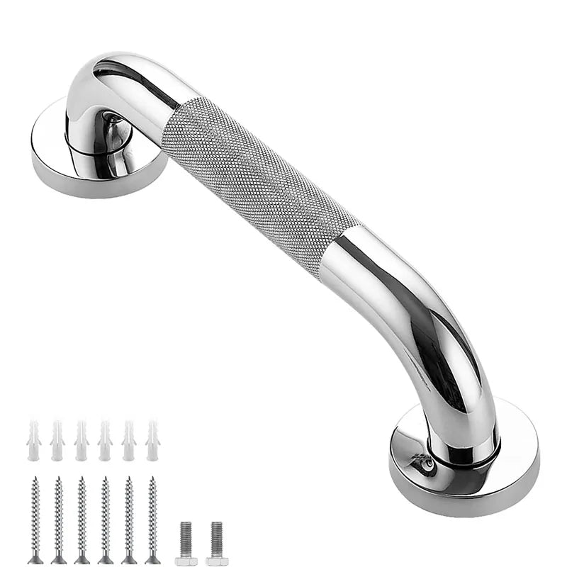 SafeGrip Stainless Steel Shower Bar – Safety and Stability for Any Bathroom