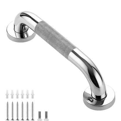 SafeGrip Stainless Steel Shower Bar – Safety and Stability for Any Bathroom