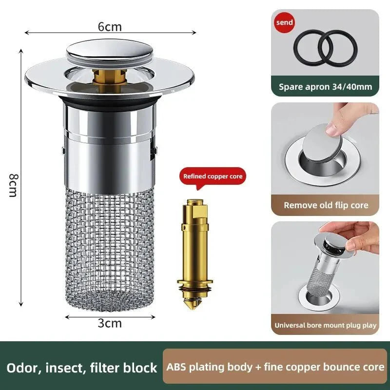 Drainix™ – Universal Sink Stopper