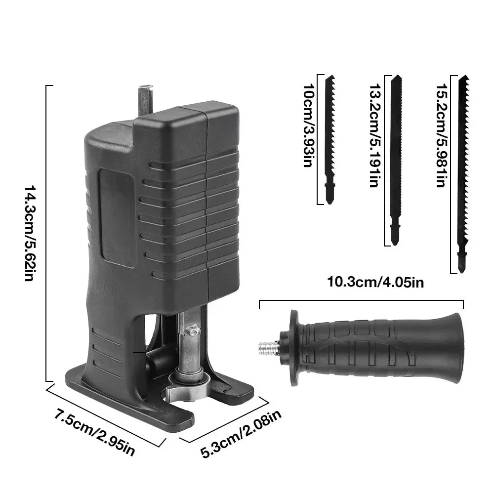 Reciprocating Saw Adapter Kit for Drills