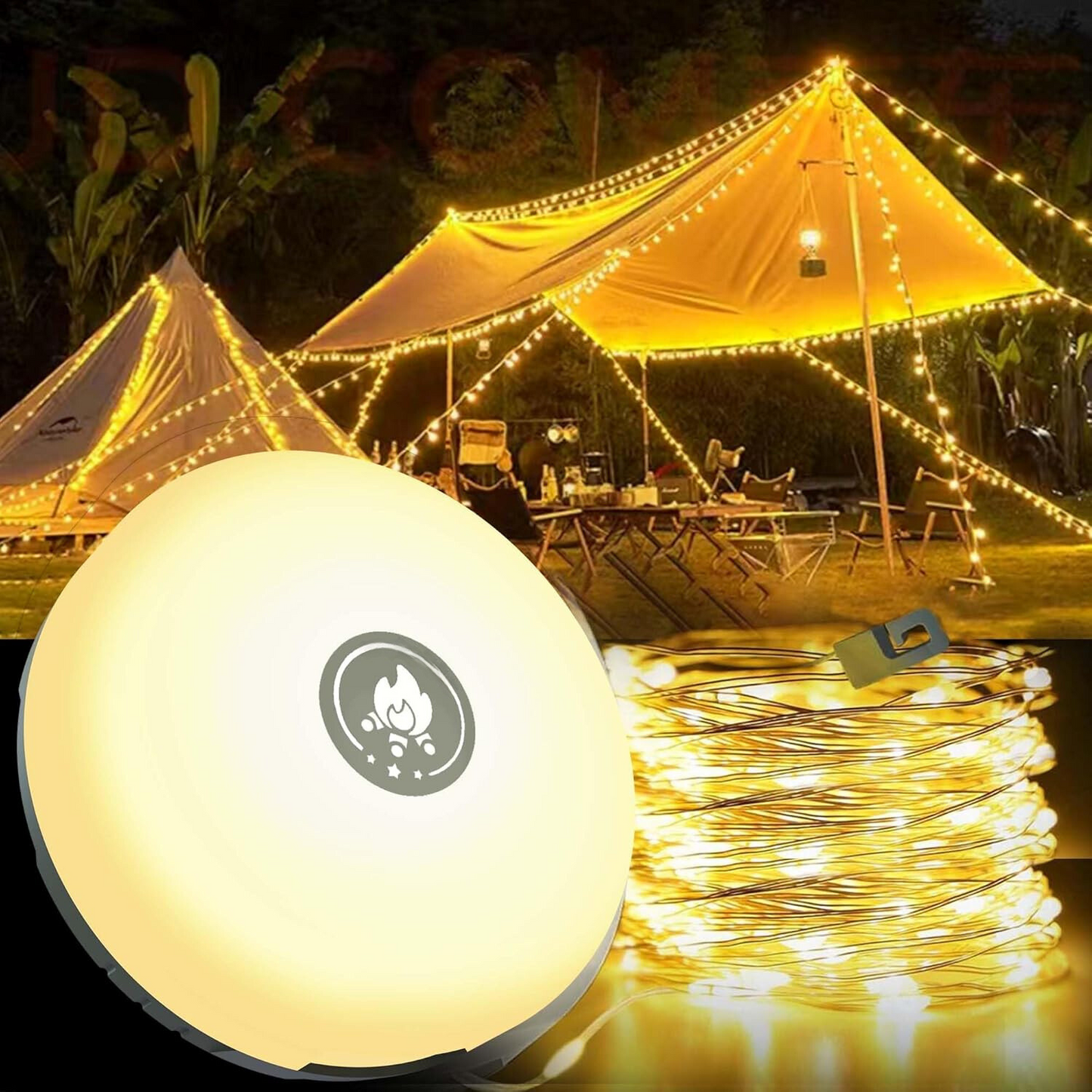 GlowMate™ 4-in-1 Camping Lamp